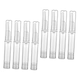 Beatifufu 8 Piezas Botellas Vacías para Crema de Ojos Dosificador al Vacío Transparente Recipientes Cosméticos Portátiles para Viaje y Cuidado Facial