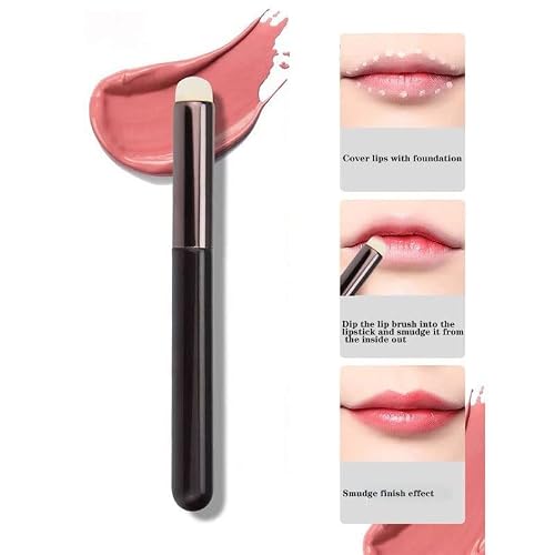 3Pcs Lip Brush Set, Concealer Brush Lip Brush Smudger Brush Makeup Tool Set Lipstick Applicator Lip Makeup Brush Eye Shadow Concealer Foundation Makeup Brush #TOP4