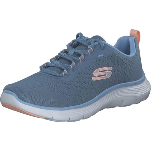 Skechers Flex Appeal 5.0, Zapatillas de Deporte Mujer, Pizarra, 40 EU