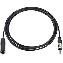 Bingfu Car FM AM Radio Antenna Extension Cable 10 feet / 3m Cord DIN Plug Connector Coaxial Cable for Vehicle Truck Car Stereo Head Unit CD Media Receiver Player