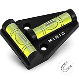 ✅ SIMPLE ANWENDUNG - Mit Hilfe unsere Wasserwaage können sie schnell und einfach jegliche Objekte wie zum Beispiel Waschmaschine, Kühlschrank, Deichsel oder was Sie Wünschen ausrichten. Ohne mit einer sperrigen Wasserwaage hantieren zu müssen.