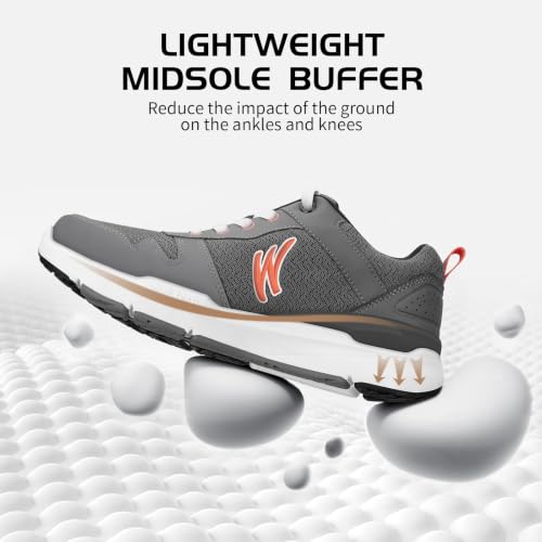 Image of Womens Walking Shoes, Arch Support Women Sneakers for Plantar Fasciitis | Non-Slip Orthopedic Shoes for Stability, Breathable Keeps Feet Fresh, Shock-Absorbing Midsole for All-Day Walking Comfort