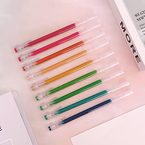 Set de 9 bolígrafos gel de colores 0.5mm miniatura 3