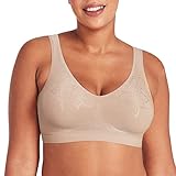 Bali womens Comfort Revolution Comfortflex Fit Wireless Df3484 Bra, Almond Aztec, Medium US