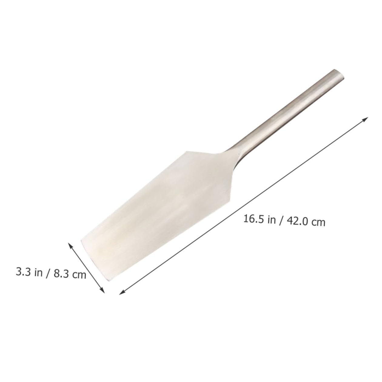Cazzuola Muratore in Acciaio Inossidabile Argento per Riparazione Muratura e Strumenti Pavimentazione Utensile Costruzione Professionale