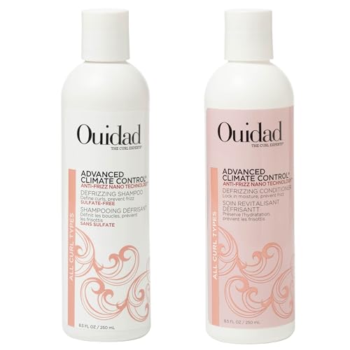 Ouidad Advanced Climate Control Anti-Frizz Shampoo & Conditioner ...