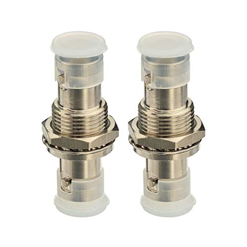 Adaptador Conector Coaxial BNC Hembra a Hembra 2-Pack miniatura 5