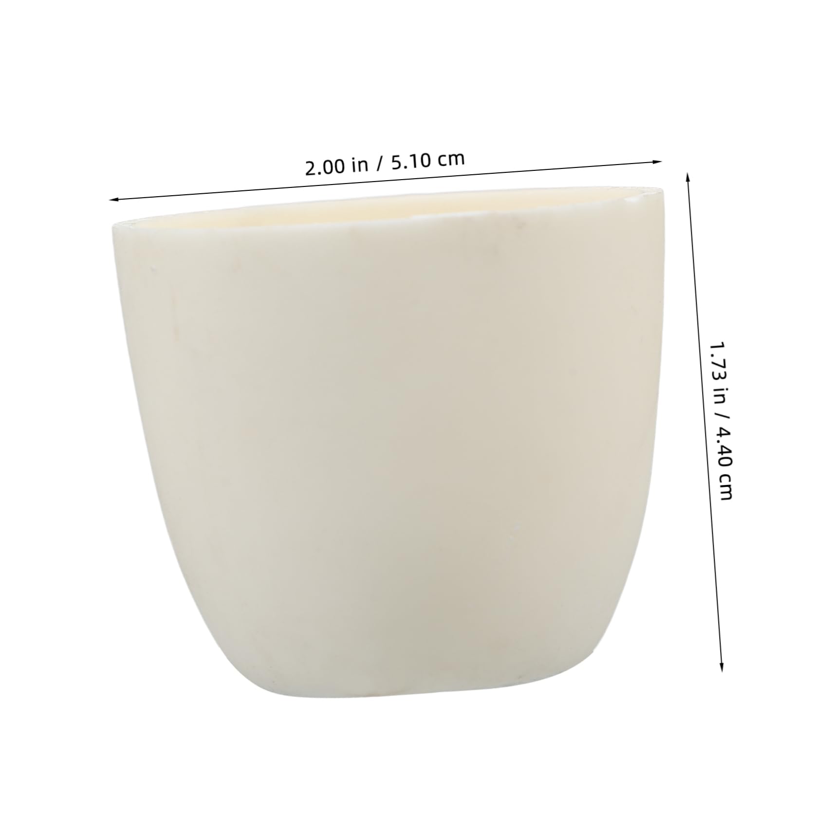 VILLCASE Alumina Ceramic Crucible for Laboratory Analysis Metal Smelting Precision Casting for Extreme Conditions