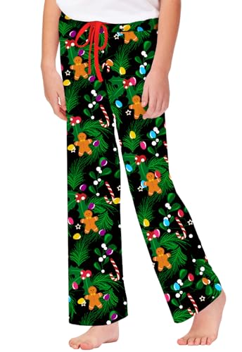 Image of Remimi Girl Boy Plaid Pants Drawstring Summer Casual Loose Bottoms 5-14 Years