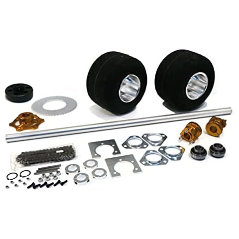 The ROP Shop | 40 Inch Shaft Kit for Trike Drift Bikes includes (2) Go Kart Tires 11x6.00-5 Cover