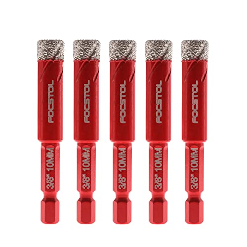 FOCSTOL Secco Punte Trapano Diamantate - 5 pezzi