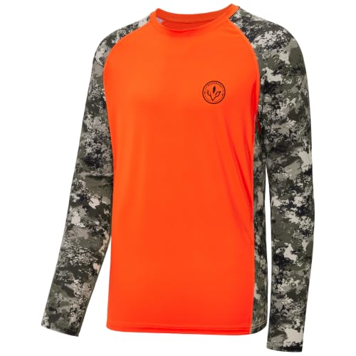 Amazon.com: BASSDASH Men's Lightweight Camo Hunting Shirt UPF 50+