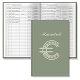 BIROYAL Kassenbuch A5-120 Seiten Haushaltsbuch, Budget Planner & Kassenbücher - Einnahmen Ausgaben Buch - Haushaltsbuch zum Eintragen - Kassenbuch Kleinunternehmer- Ausgaben Tracker Finanzplaner,Grün