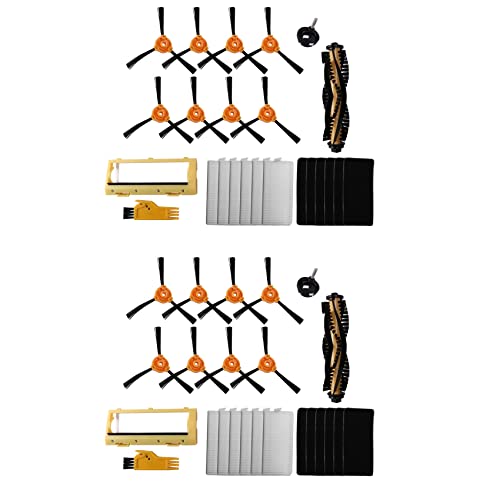 Filtre de roue et brosses pour aspirateur 600 et N79S : kit complet de 36 pièces de rechange