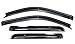 Air Deflector,1-7/8" H x 3" W,Black