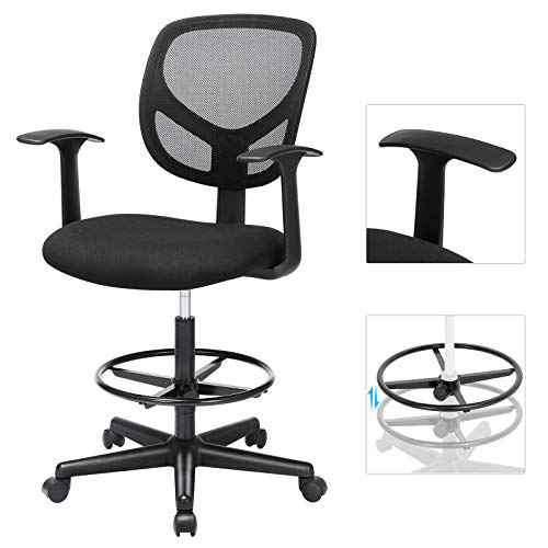 Fauteuil de bureau contre le mal de dos réglable avec repose-pieds - 6