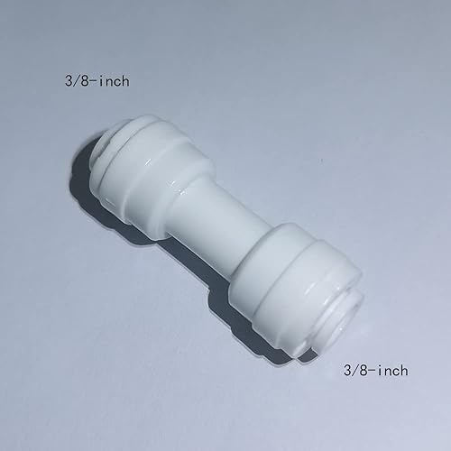 Miniatura 6 de (tubo blanco de 16.4 ft) - 10 piezas de conexión rápida de 0.4 in para conectar purificadores de agua accesorios de tubo para sistema de ósmosis