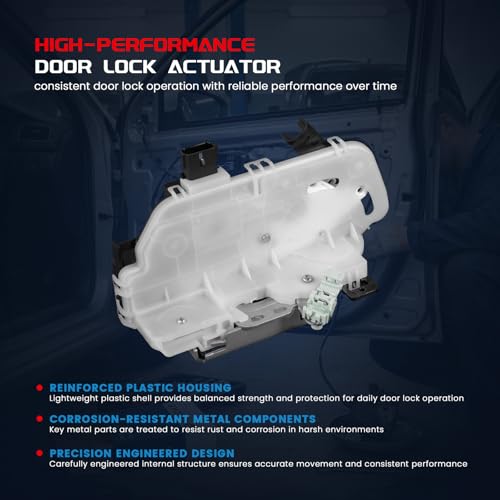 Image of KELOKE Door Lock Latch Actuator Compatible with Ford Explorer, F-150, Police Interceptor Sedan, Special Service Police Sedan, Taurus & Lincoln Mark LT, MKS - Rear Right, Replaces# 937678 8A5Z5426412A