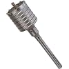 Drill Bit Diameter 100 mm Set Including SDS MAX Extension 600 mm - Core Drill for Concrete & Stone - Can Countersink Drill & Crown Drill