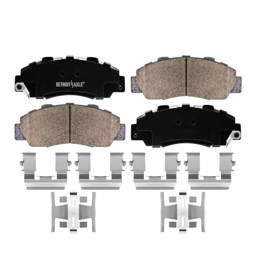 Image of Detroit Axle - 3.0L Front Brake Rotors and Pads kit for 98-02 Honda Accord | Disc Brake Rotors Ceramic Brakes Pads 1998 1999 2000 2001 2002 Replacement