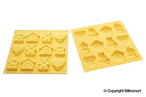 silikomart 22.611.79.0063 Hsh07 Yellow Silicone Mould (1.7 x 30.5 x 31cm), 1.7000000000000002 x 30.5 x 31 cm - Image 2