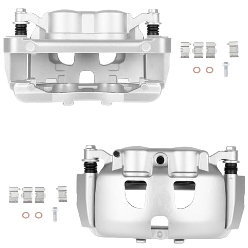 Image of SCITOO 18B5487 18B5486 Front Left & Right Disc Brake Calipers Assembly w /Bracket For Ford For F-250 Super Duty 2013-2022,For Ford For F-350 Super Duty 2013-2022,For Ford For F-450 Super Duty 2013-2015