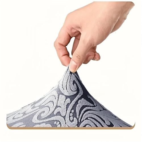 Fundas de reposabrazos de sofá elásticas para cubrir tapicería gastada 6