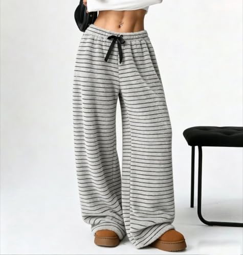 Image of Leopard Pants Women Therian Fuzzy Pajama Pants Y2k Cheetah Pants Grunge High Waisted Fluffy Pants