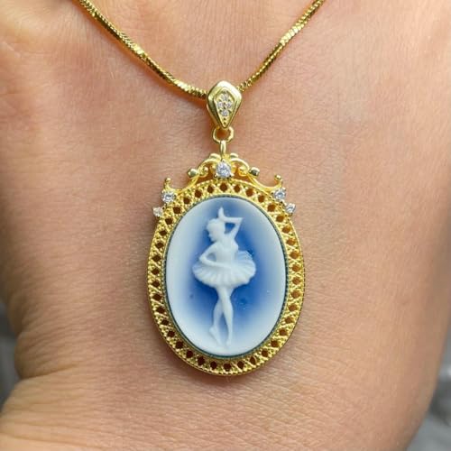 パンダデザイン K18カメオネックレスペンダント レディースオシャレ可愛い パンダデザイン K18カメオネックレスペンダント レディースオシャレ