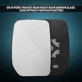ing Mirror Glass (derecha)-espejos furgoneta transit-Duokon/Puerta lateral derecha del conductor del coche espejo de ala, espejo retrovisor exterior de repuesto para puerta sin calefacción, tránsito