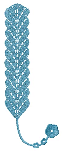 Symmetrical Leaves Figured Handmade Unique Bookmark With Tassel