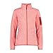 CMP, Knit Tech mélange fleece jacket , CORALLO-RED KISS, D42, 05CL