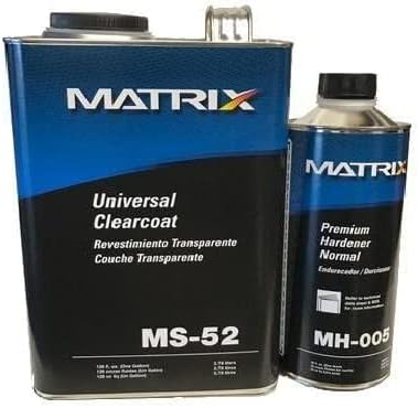 Clear Coat MS-52 Universal Clearcoat Kit withMH-43 Spot and Panel Hardener
