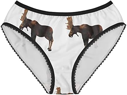 Moose Panties, Moose Underwear, Briefs, Cotton Briefs, Funny Underwear, Panties For Women