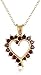 18k Yellow Gold Plated Sterling Silver Open-Heart Pendant Necklace, 18"