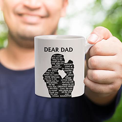 Zenply Dad Mug, Dad Coffee Mug, 11 Oz, Funny Coffee Mugs Novelty, Dad Christmas Gifts For Dad Birthday Presents For Dad Papa Husband Grandpa From Daughter Son Wife, Printed On Both Sides #TOP6