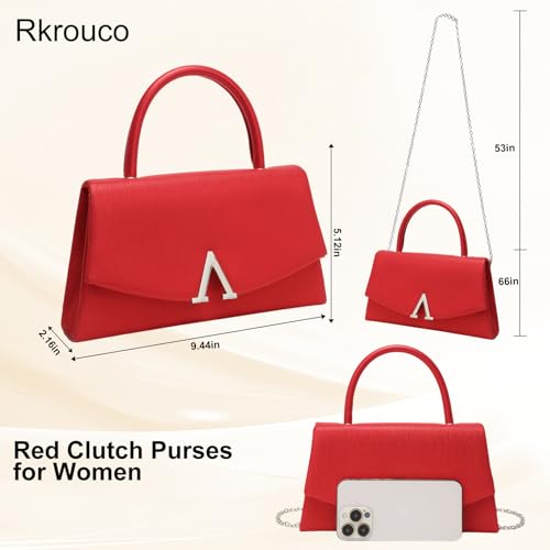 Image of Evening Clutch Purse for Womens Crossbody Shoulder Handbags Wedding Bag Cocktail Purses with Detachable Chain