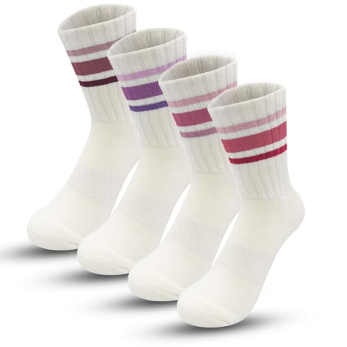 Foot Cardigan Organic Cotton Kids Socks Non Slip Grip Crew 5 Pairs Boys Girls Toddler to Teen Ages 2-14 product thumbnail 13