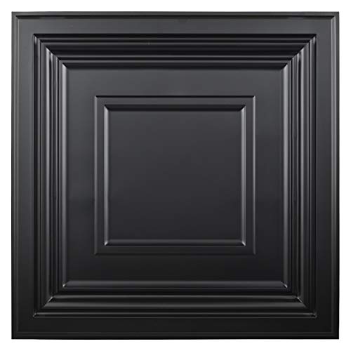 Image of Art3d 24 inch x 24 inch (Pack Of 12) Wall Panel Modern, Black