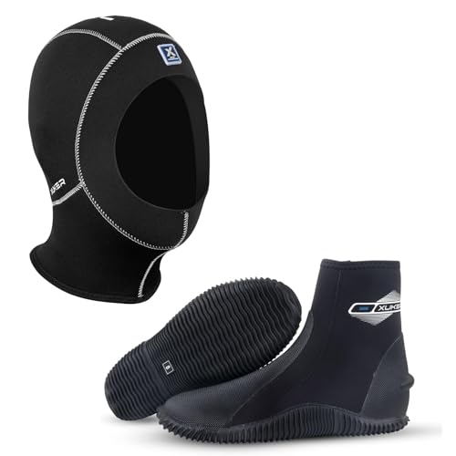 XUKER Wetsuit Hood L, Wetsuit Boots 9