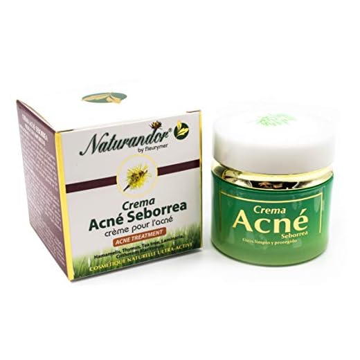 Naturandor Acné crema 50ml | Elimina el Acné y Previene su Aparición | Indicada Para Cutis grasos, acné, Comedones, Puntos negros y Espinillas | Hombre / Mujer