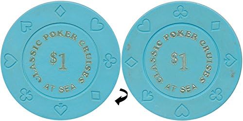 100 $1 8-SUIT CLASSIC POKER CRUISES CASINO QUALITY CHIPS
