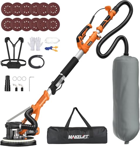 Drywall Sander with Vacuum Dust Collector and LED Light