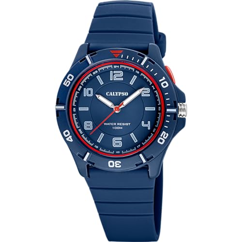 Montre homme Calypso analogique Sweet Time : le cadeau idéal en bleu et quartz