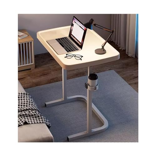 QUSYZD Escritorio móvil de pie, Mesa Plegable de Lujo Ligera, Escritorio móvil elevable, Mesa de Noche, Mesa para computadora en casa, Mesa de Estudio para Estudiantes, esc,