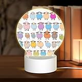 Design rond moderne en acrylique et utilisation facile : le panneau rond en acrylique élégant sur une base stable offre un look contemporain. Il suffit de décoller le film protecteur, de brancher le câble USB et de toucher pour fonctionner. Une lampe polyvalente pour chambre, salle de bain ou bureau.