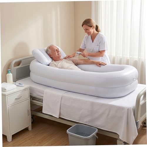 Bañera inflable para ducha con drenaje eficiente y almohada cervical ergonómica 7