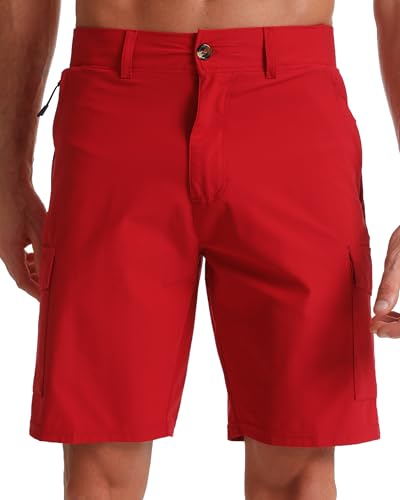 Image of Men's Lightweight Hiking Work Cargo Shorts 9 inch-5 Pockets