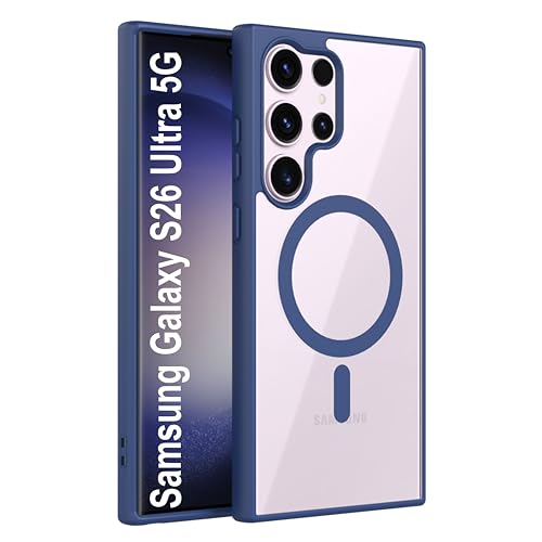 Image of Zapcase Back Case Cover for Samsung Galaxy S26 Ultra 5G | Compatible for Samsung Galaxy S26 Ultra 5G Back Cover | Scratch-Resistant Back Cover | Navy Blue