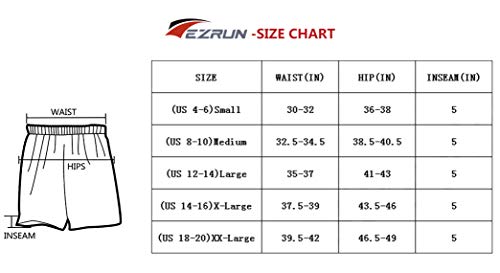 image for EZRUN Men's 5 Inches Running Workout Shorts Quick Dry Lightweight Athl
